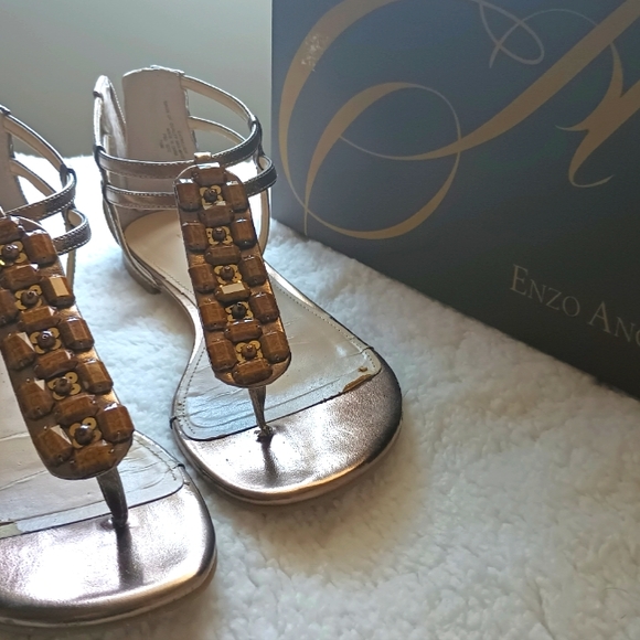 Enzo Angiolini Sandals Women's Size 7.5 - Picture 1 of 6